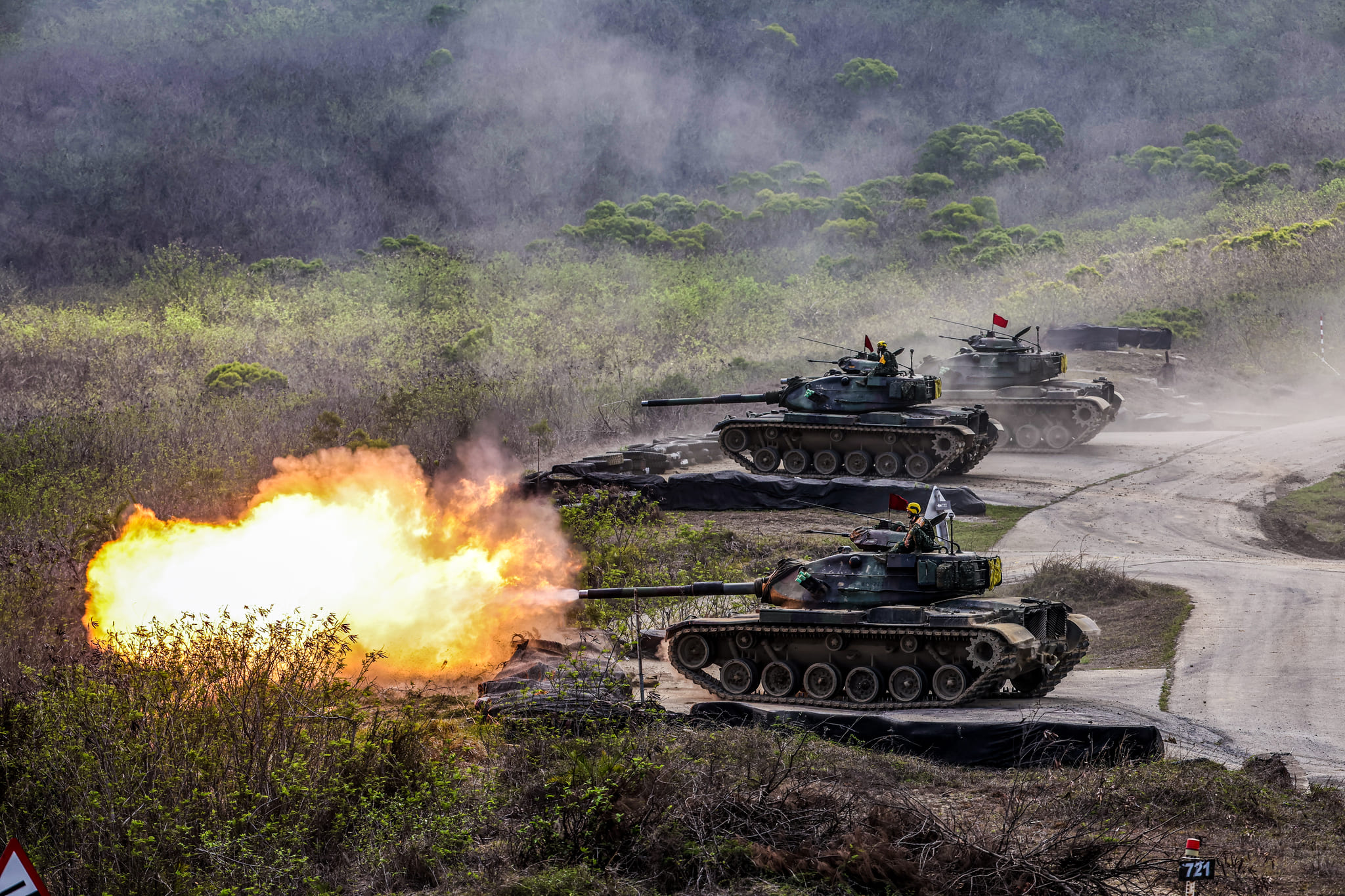 Picture3, The 586th Armored Brigade conducted a graded Joint Live Fire Training Excercise