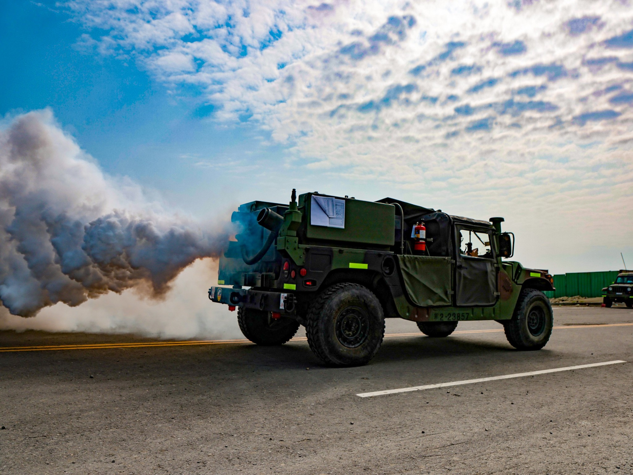 Picture4, The Smoke Generator Battalion, 36th Chemical Group lately conducted final FTX.