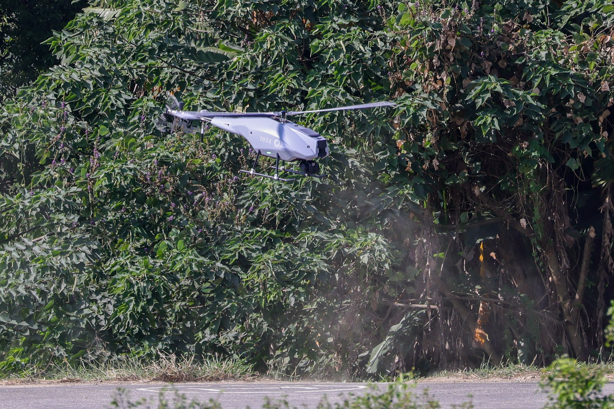 機步特遣隊戰鬥射擊鑑測-無人機飛行