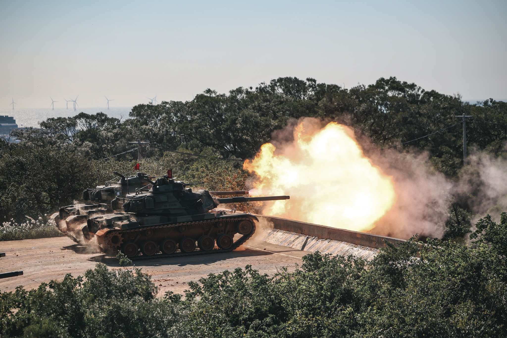 M60A3戰車發揚強大火力